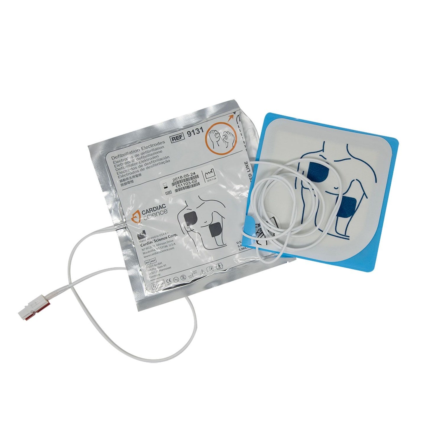 Cardiac Science Powerheart G3 Adult Defibrillation Pads