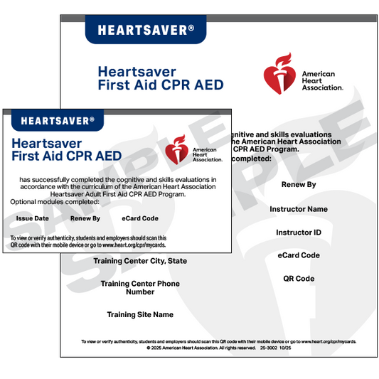 2025 AHA Heartsaver First Aid CPR AED