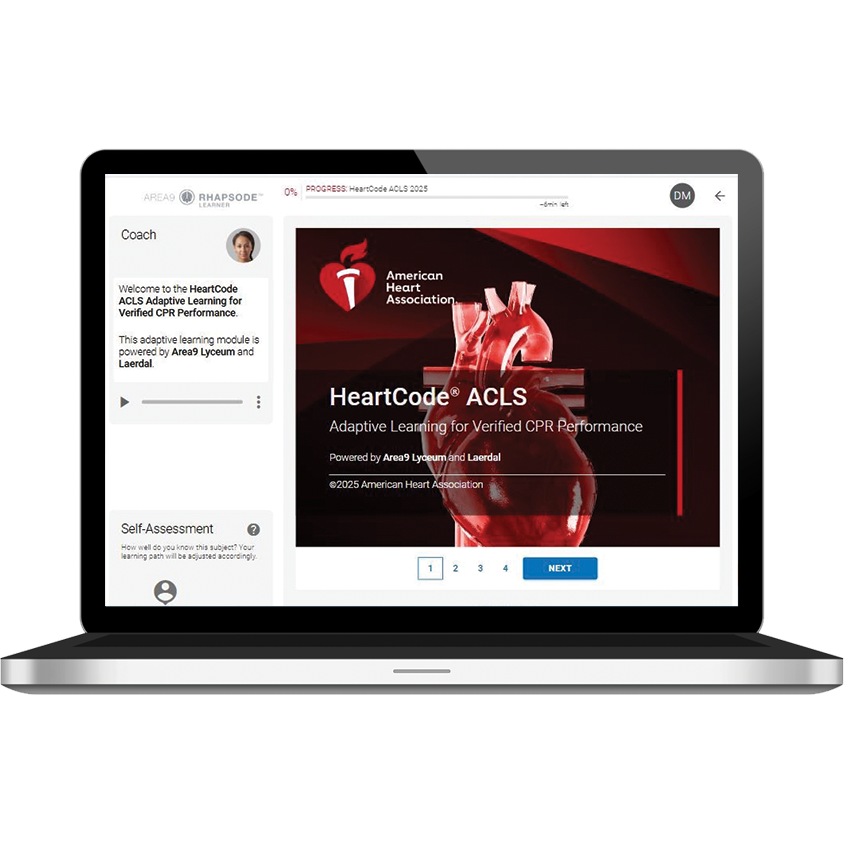 AHA HeartCode ACLS course key – Lifework Marketplace