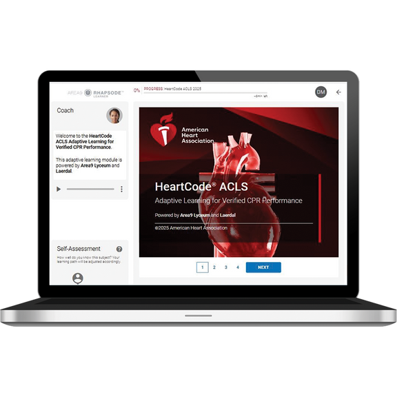 AHA HeartCode ACLS course key – Lifework Marketplace