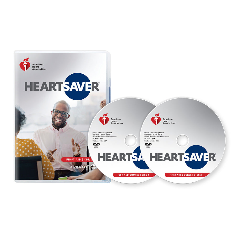 AHA 2020 Heartsaver® First Aid CPR AED DVD Set