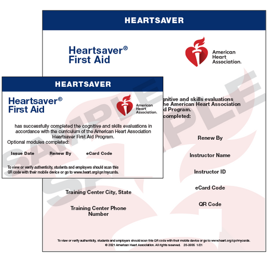 AHA Heartsaver® First Aid eCard
